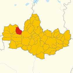 Map of Meda (Province of Monza and Brianza, region Lombardy, Italy 2024)